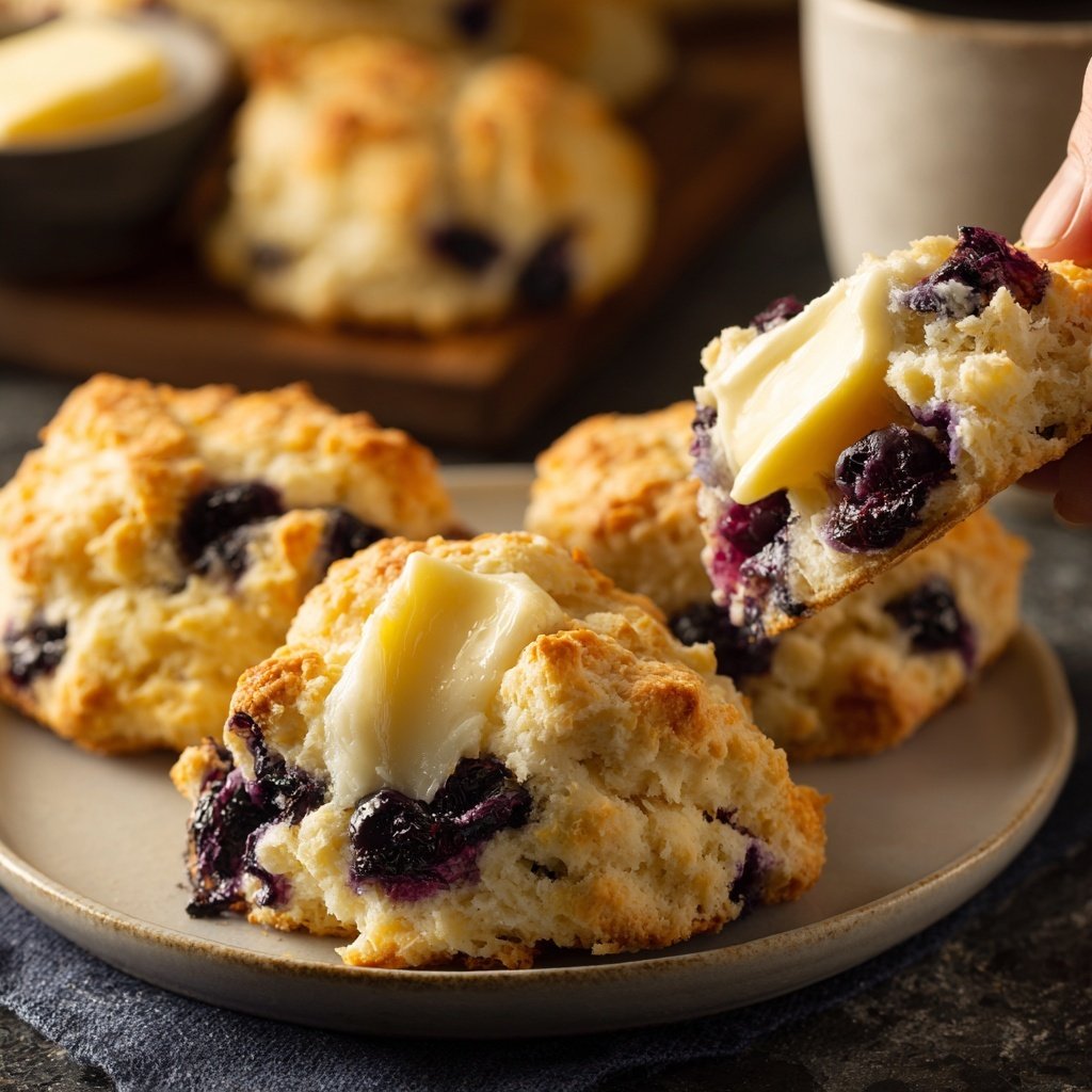 Blueberry Biscuits