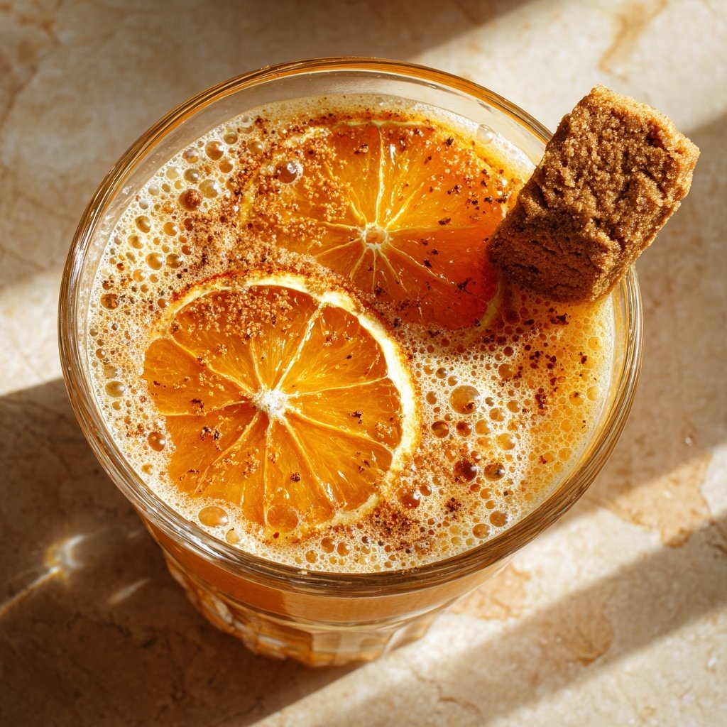 Gingerbread Orange Festive Fizz