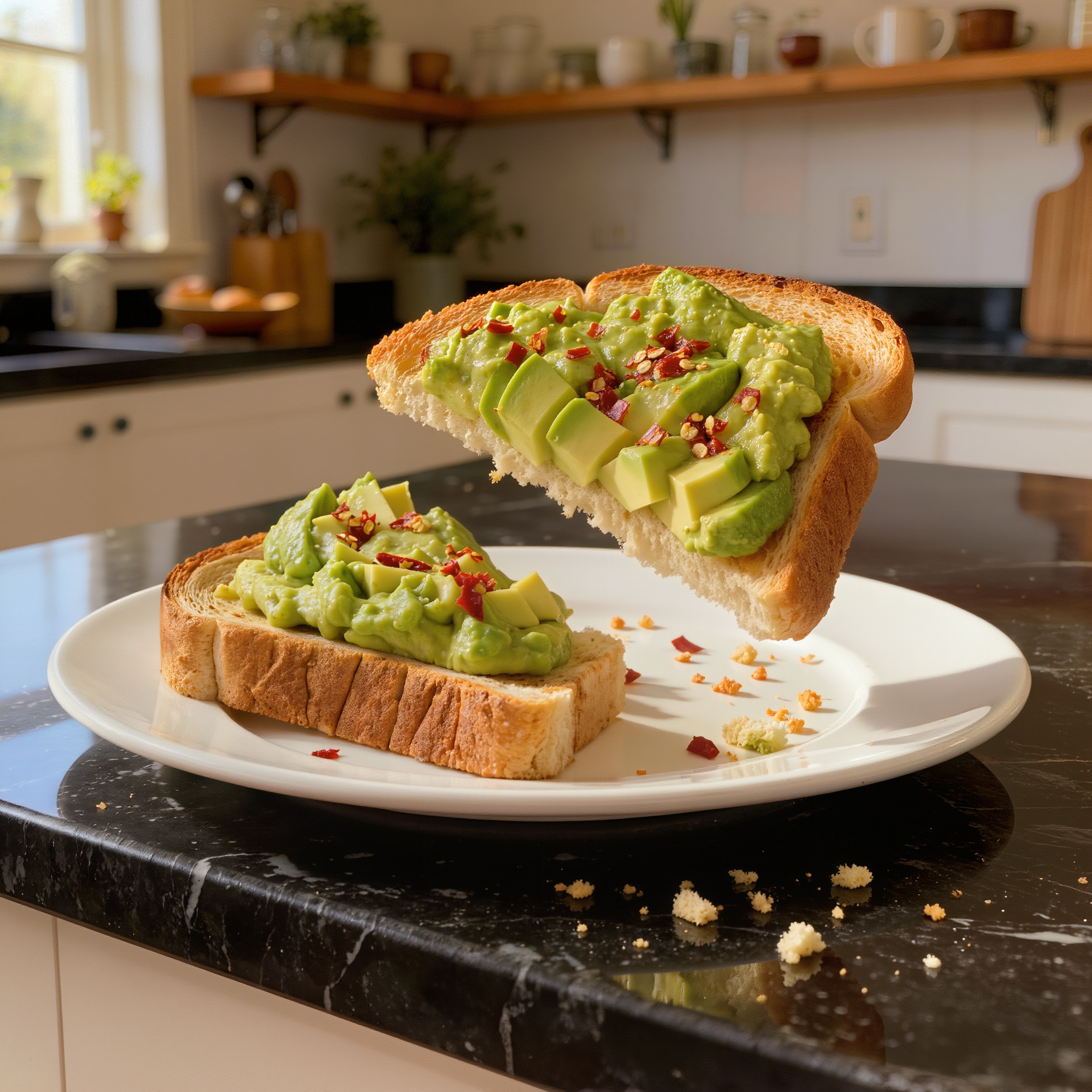Avocado Toast with Chili Flakes