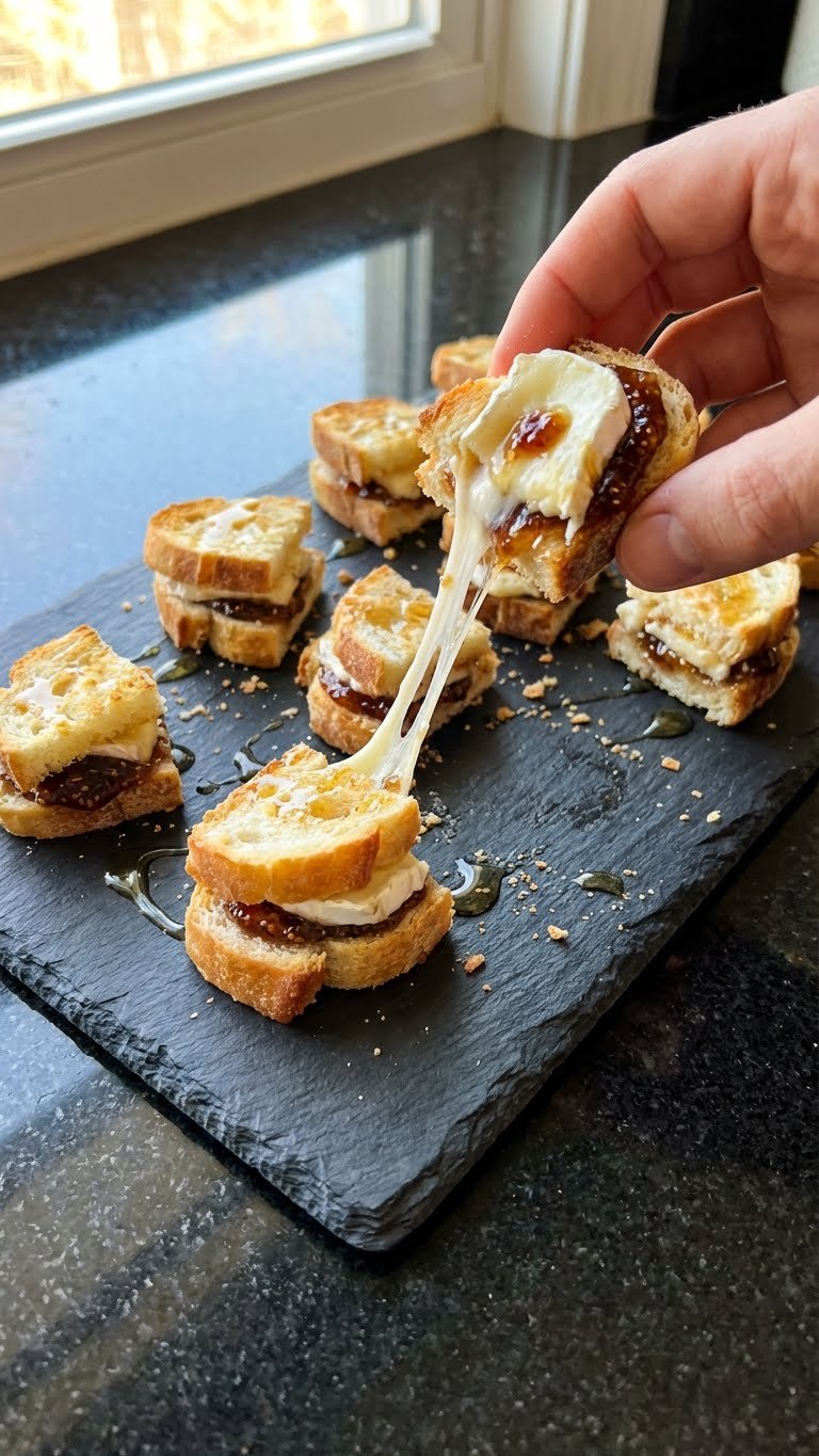 Fresh Fig and Cheese Bites