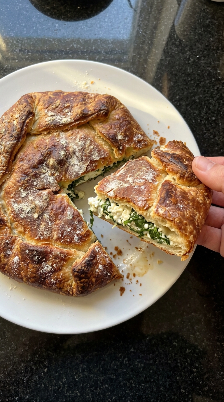 Cottage Cheese & Spinach Pastry