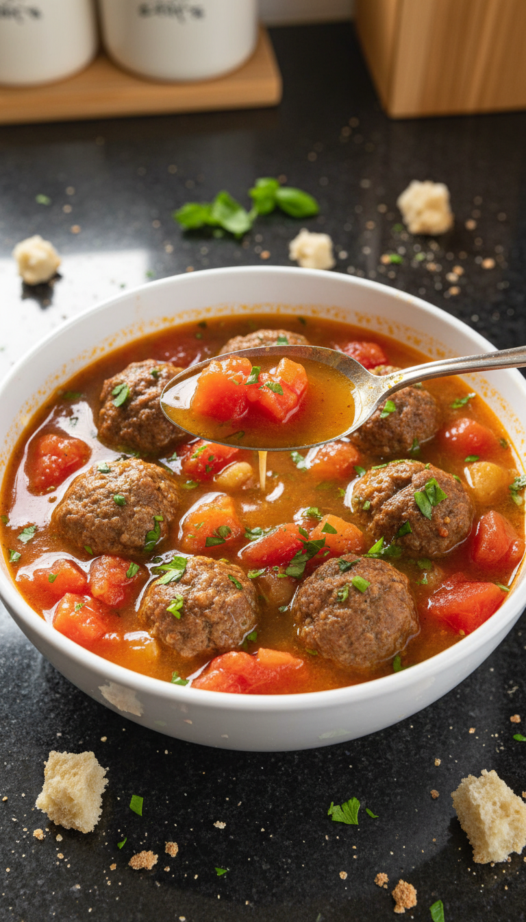 Italian Meatball Soup Ambrosia