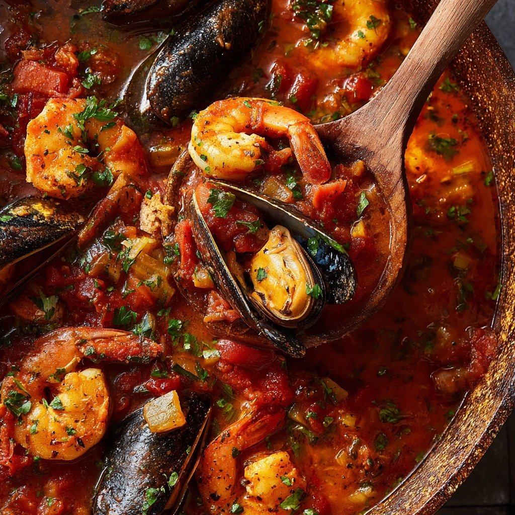 One-Pot Spicy Spanish Seafood Stew