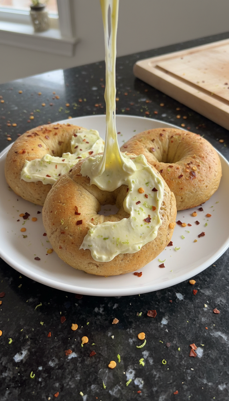 Chili Lime Protein Bagels