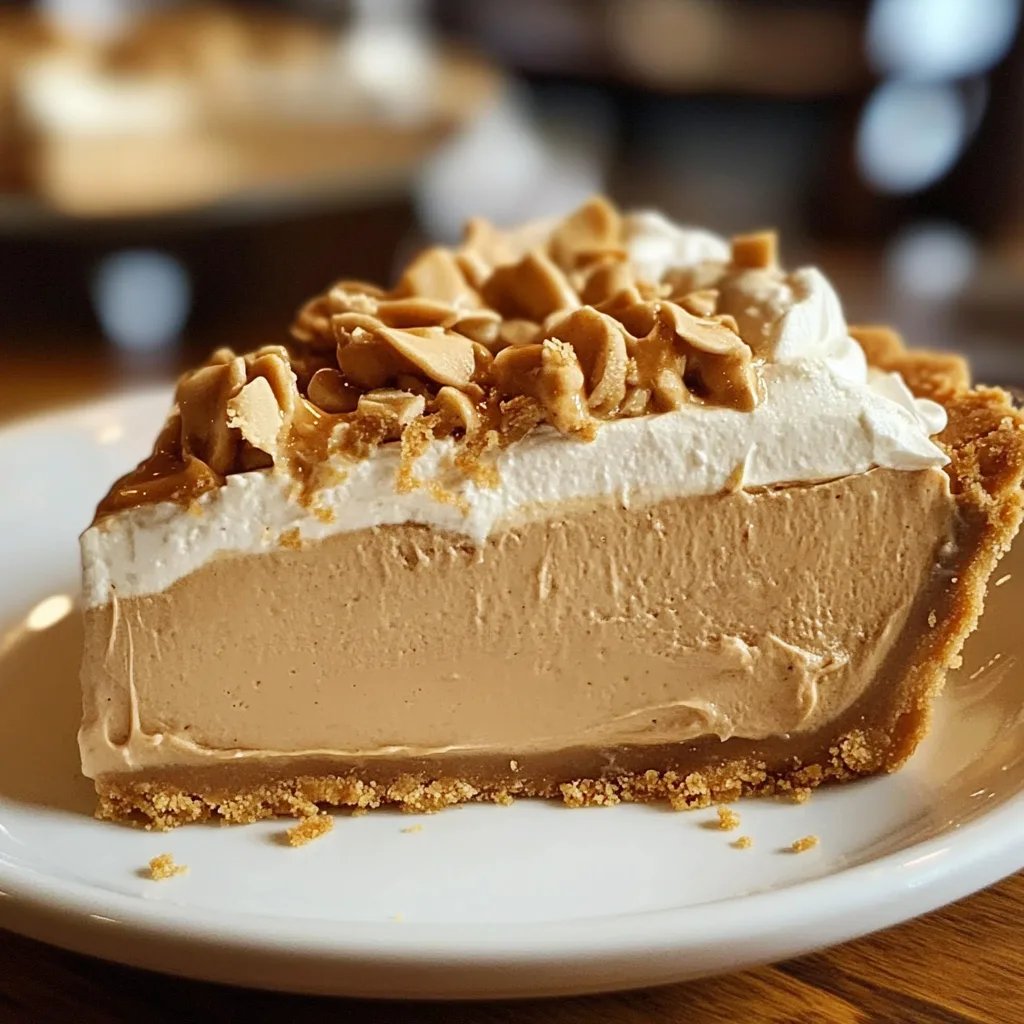 Old Fashioned Peanut Butter Pie