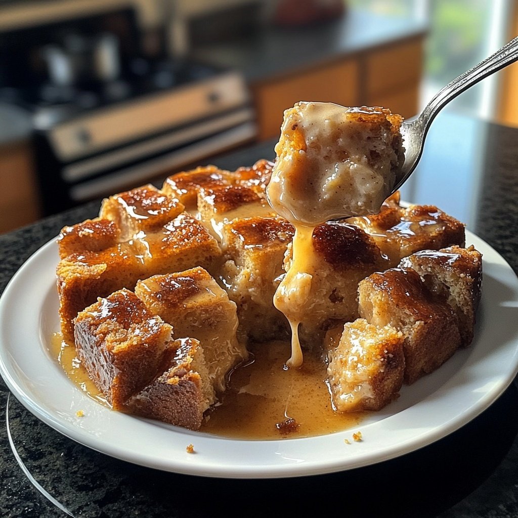 Bread Pudding with Butter Rum Sauce