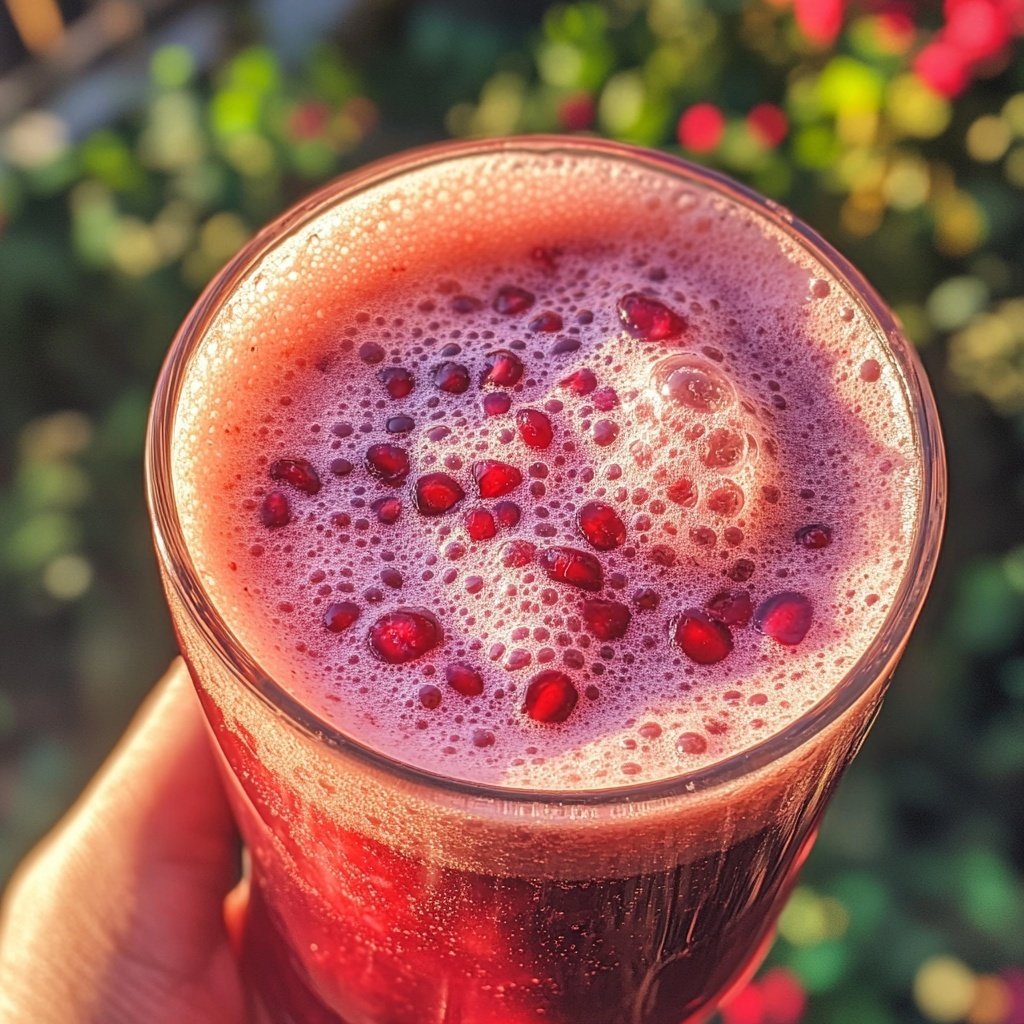 Pomegranate Vodka Sour