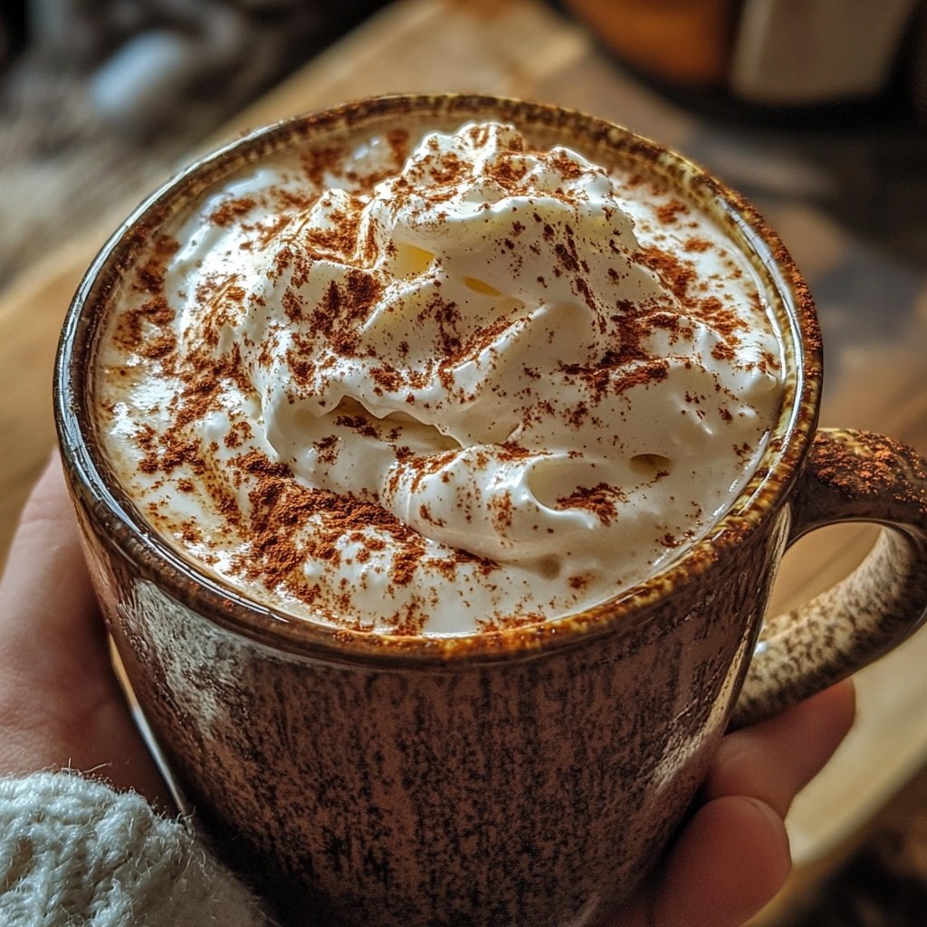 Spiced Hot Chocolate with Rum