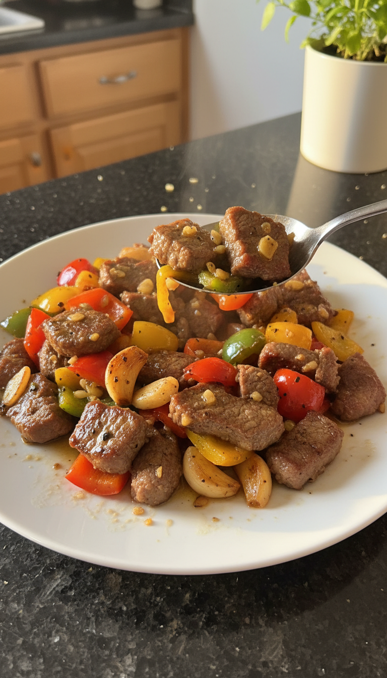 Garlic Butter Beef Stir-fry