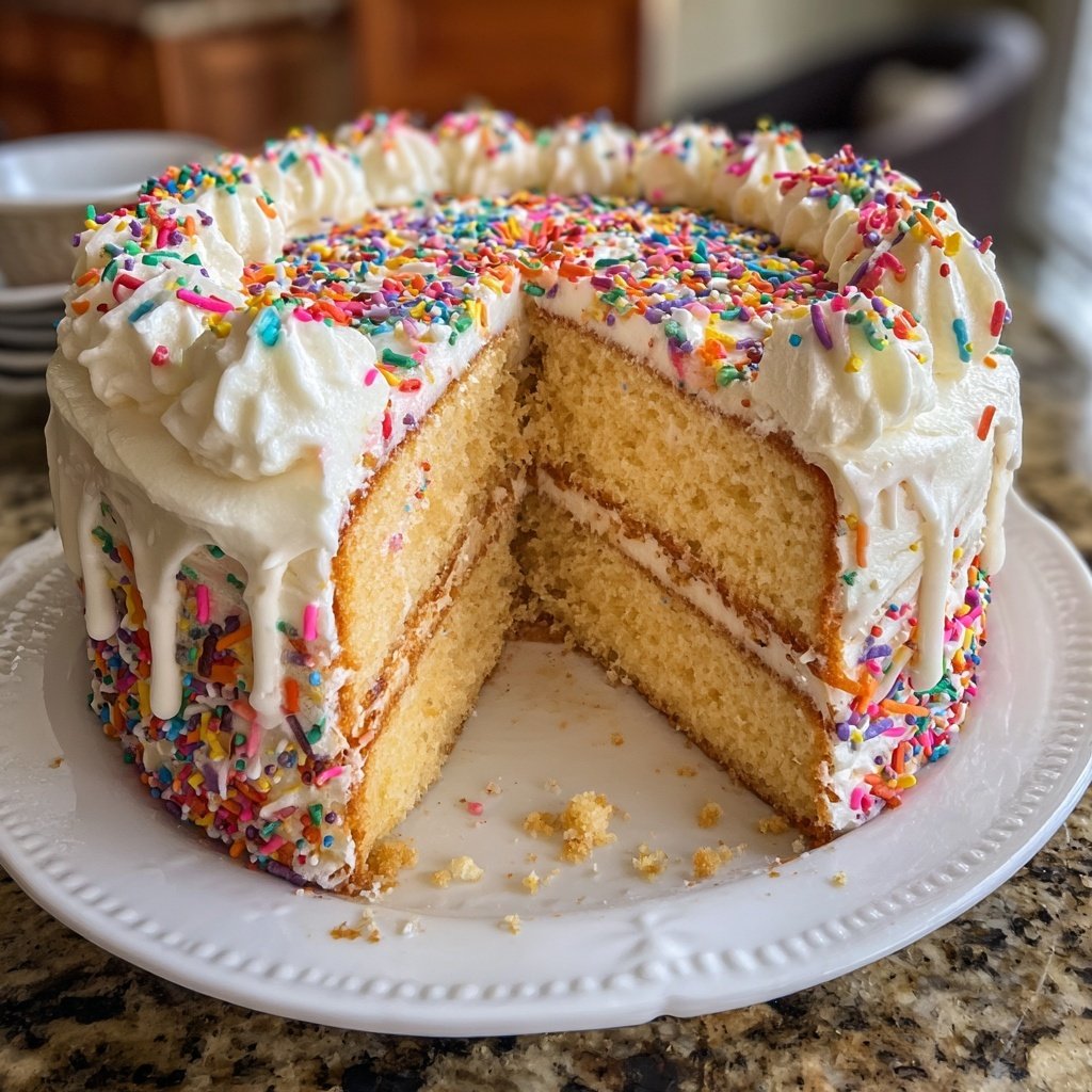 Hear Me Out Cake with Frosting