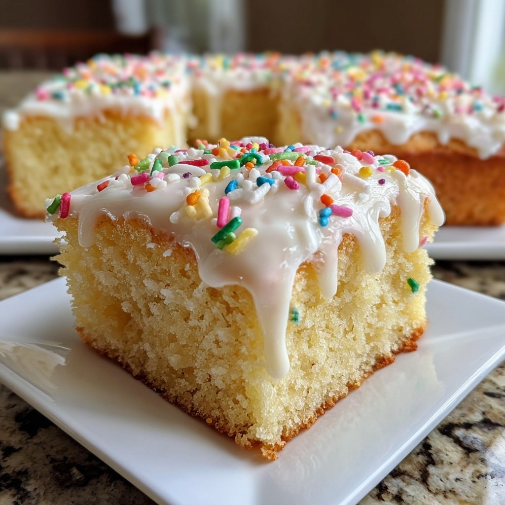 Classic Moist Vanilla Butter Cake