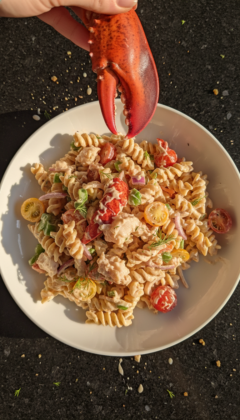 Deconstructed Lobster Pasta Salad