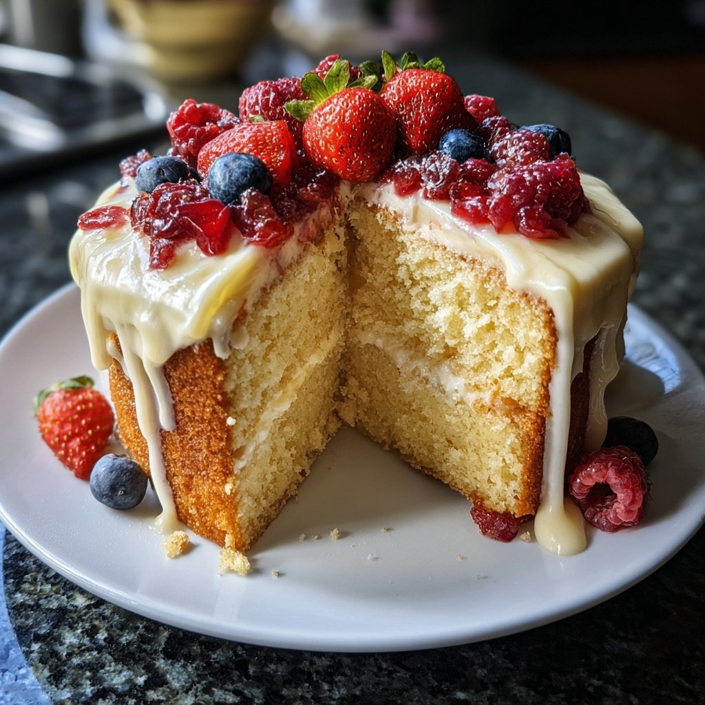 Moist Vanilla Cake Recipe