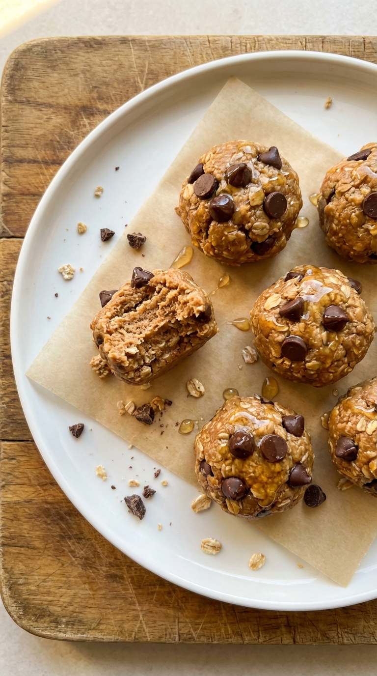 Peanut Butter Oat Protein Bites