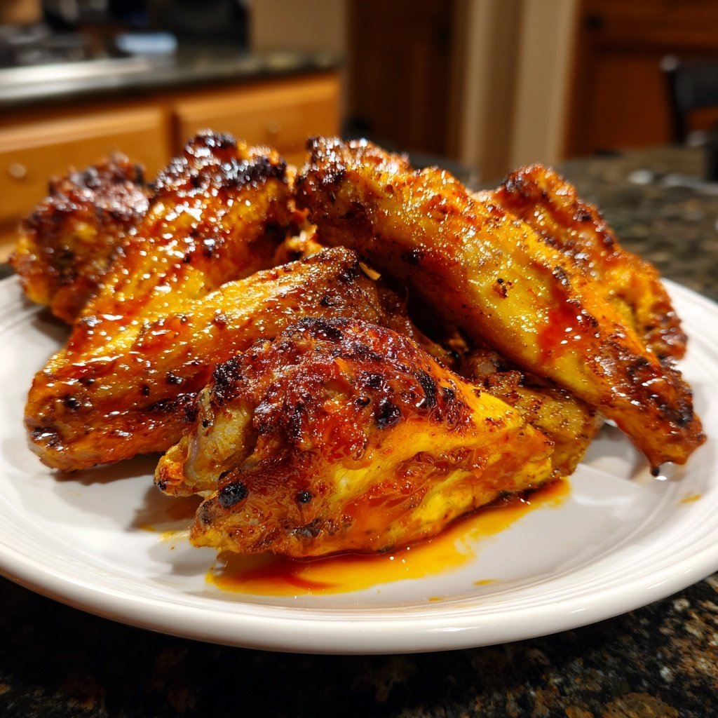 Air Fryer Wings Crispy and Golden
