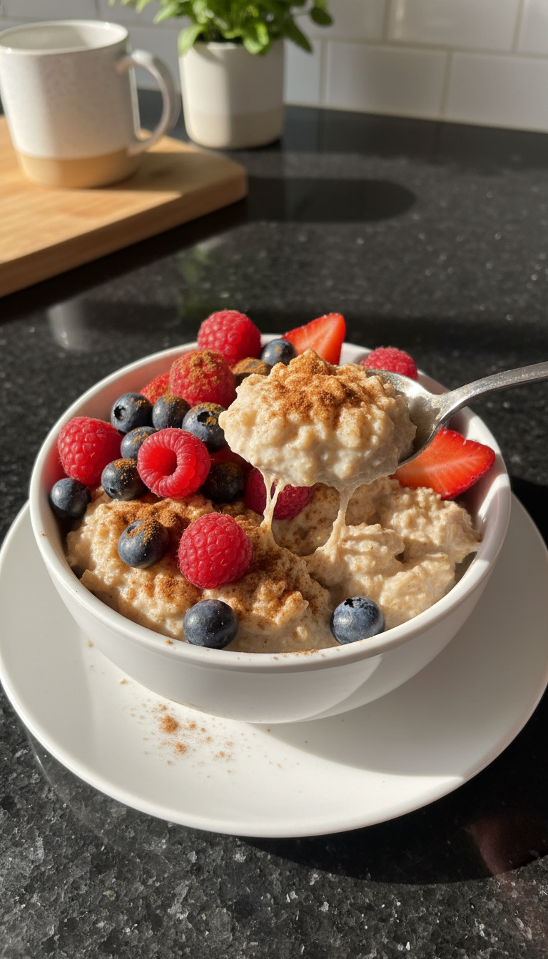 Cinnamon Vanilla Overnight Oats