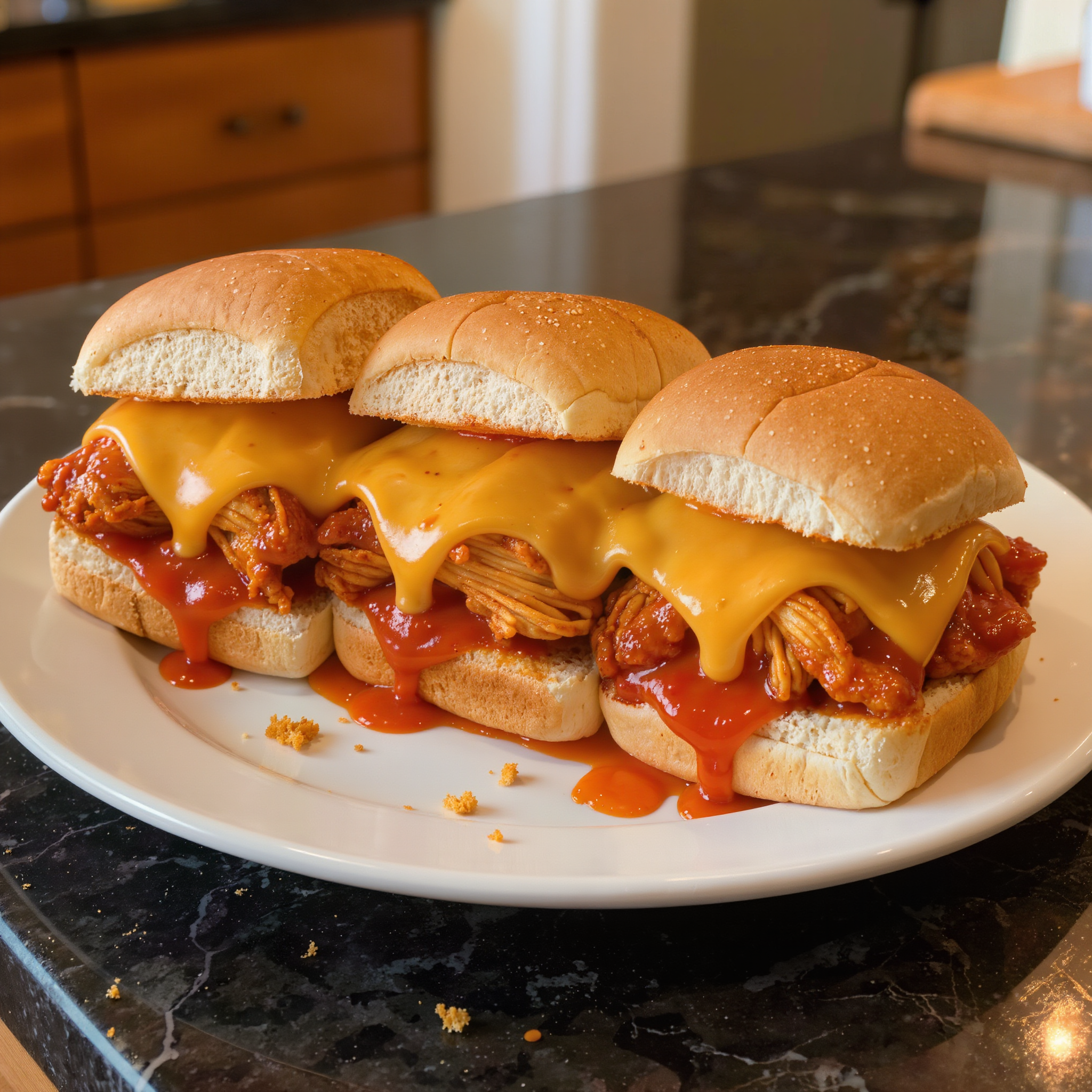 Buffalo Chicken Sliders Delight