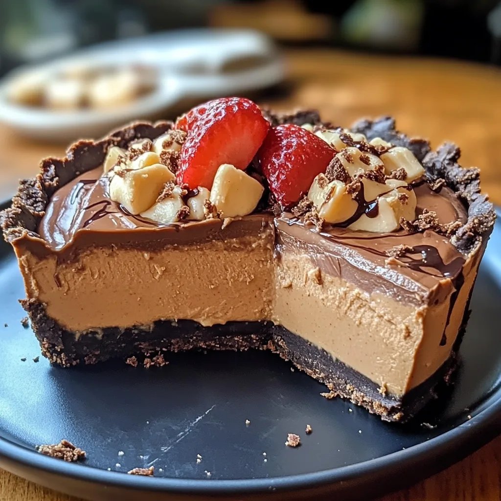 No Bake Peanut Butter Pie