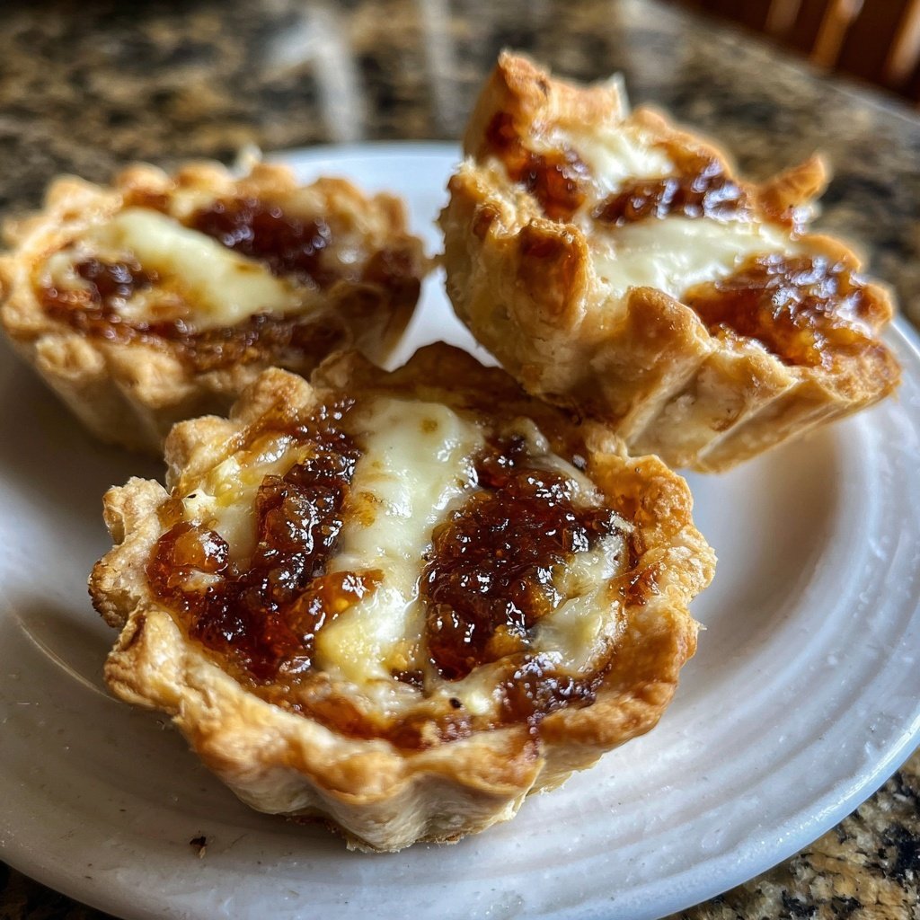 Brie and Fig Jam Tartlets