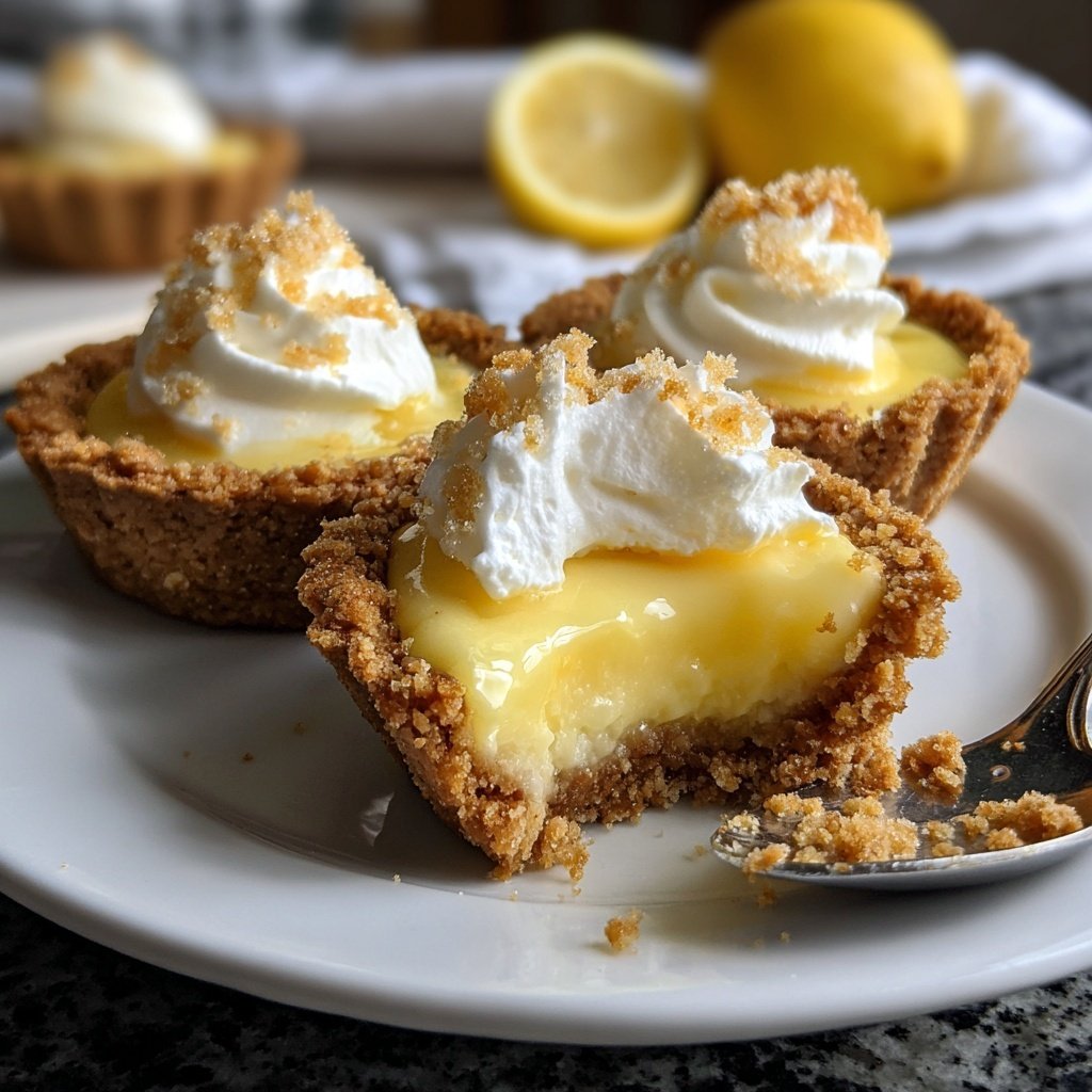 Lemon Cream Pie Cookie Cups