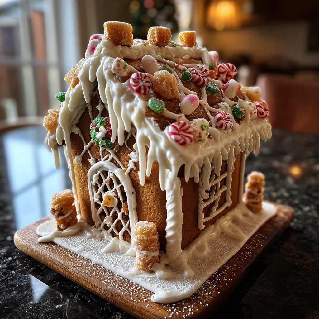Gingerbread House with Royal Icing
