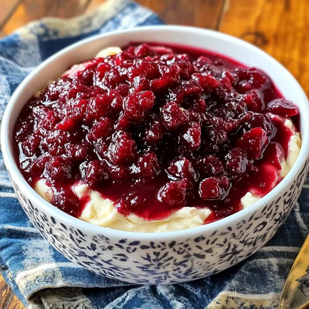 Creamy Cranberry Cream Cheese Dip With Sour Cream