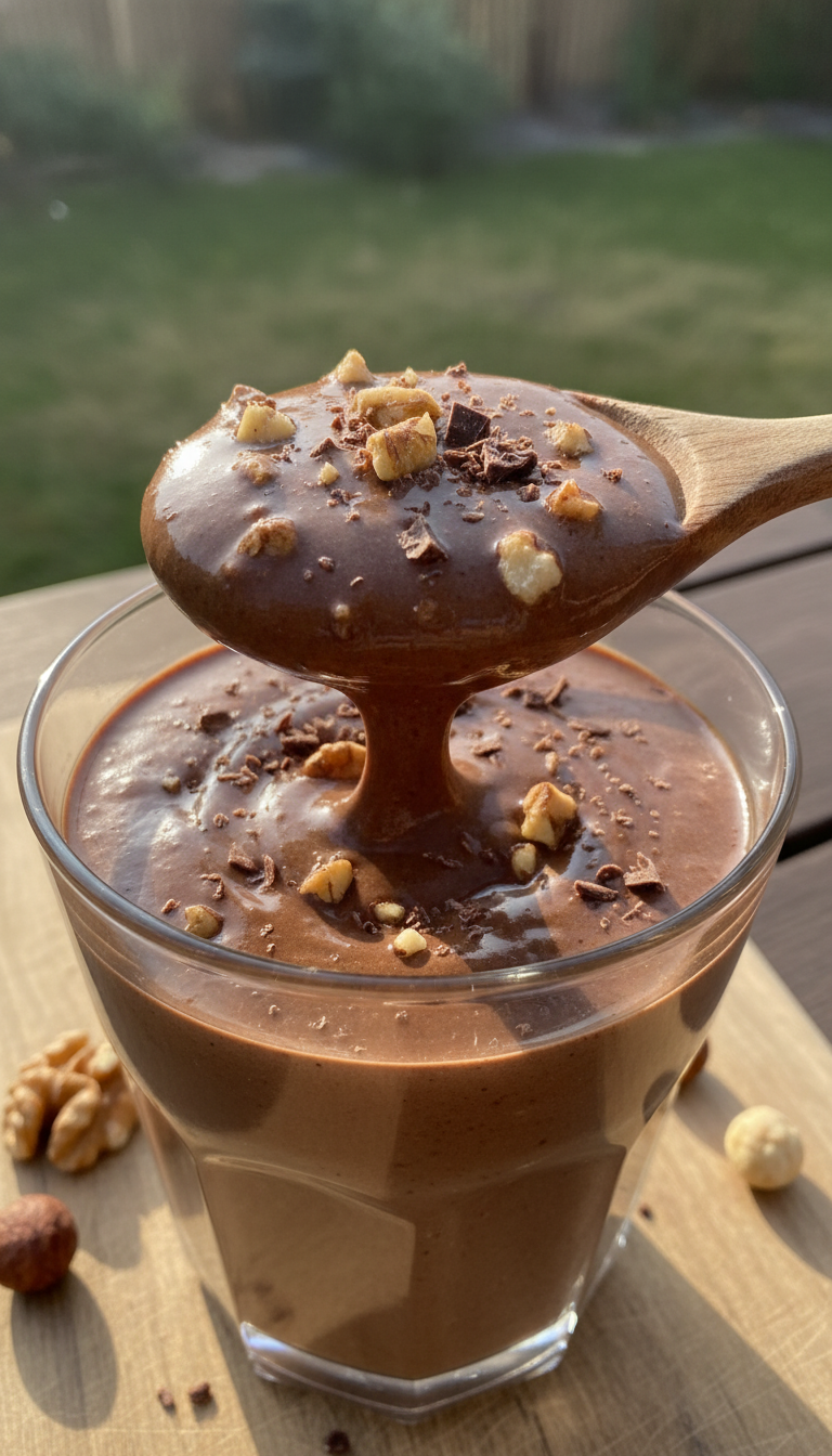 Nutty Dark Chocolate Smoothie