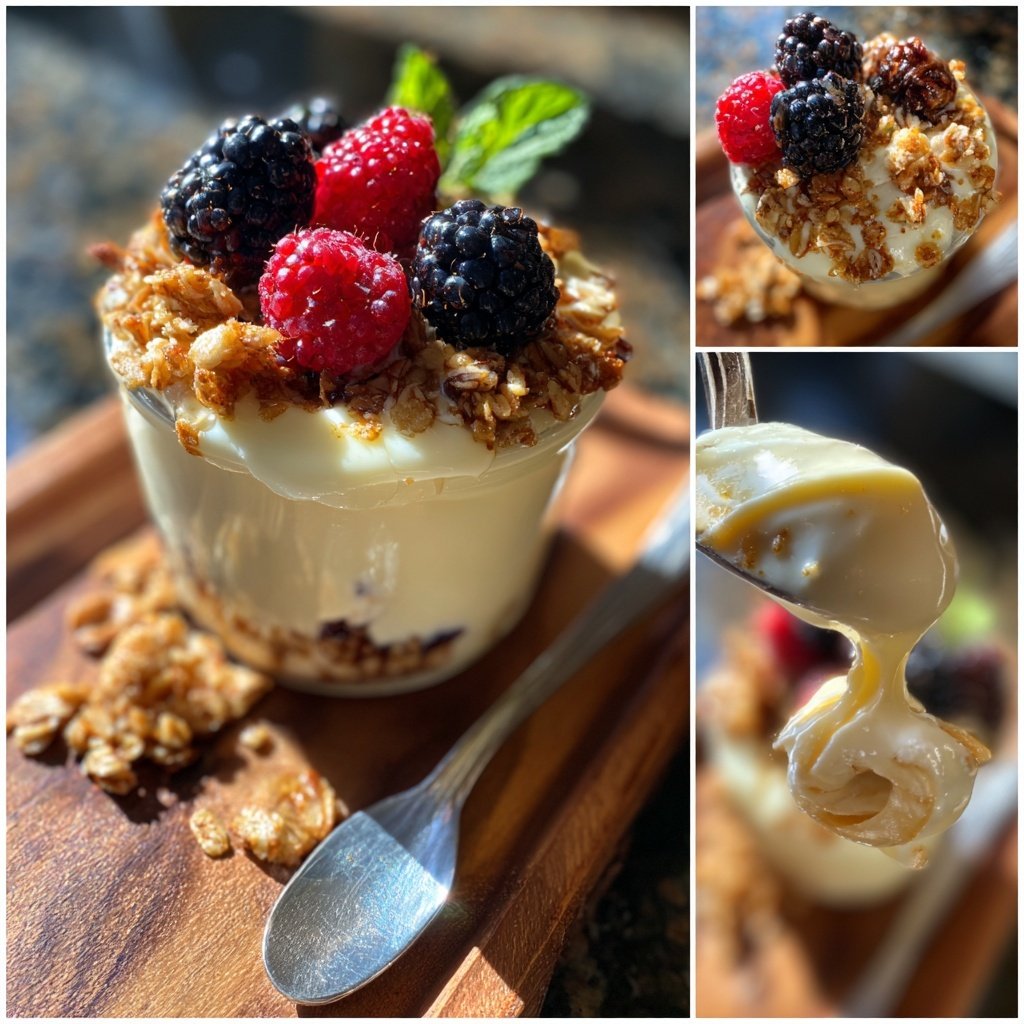 Maple Vanilla Yogurt Parfait