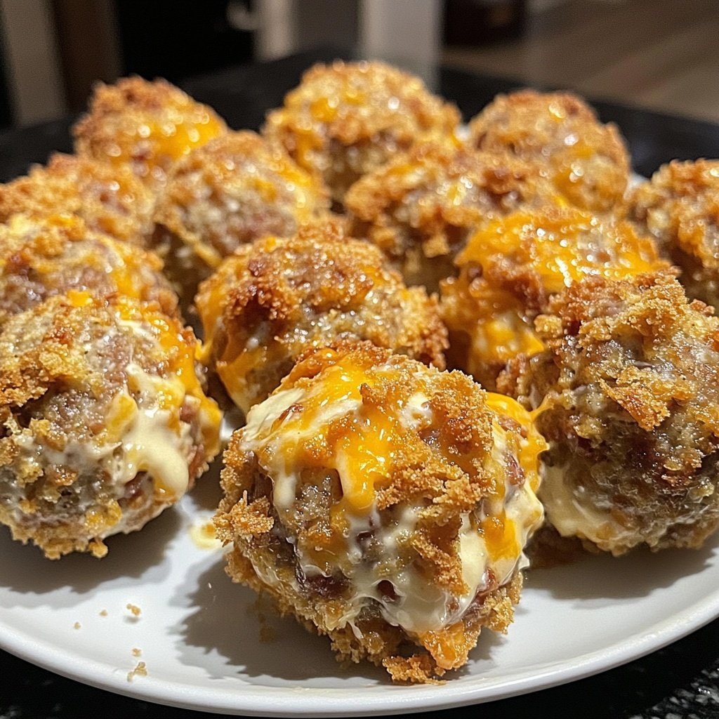 Rotel Cream Cheese Sausage Balls