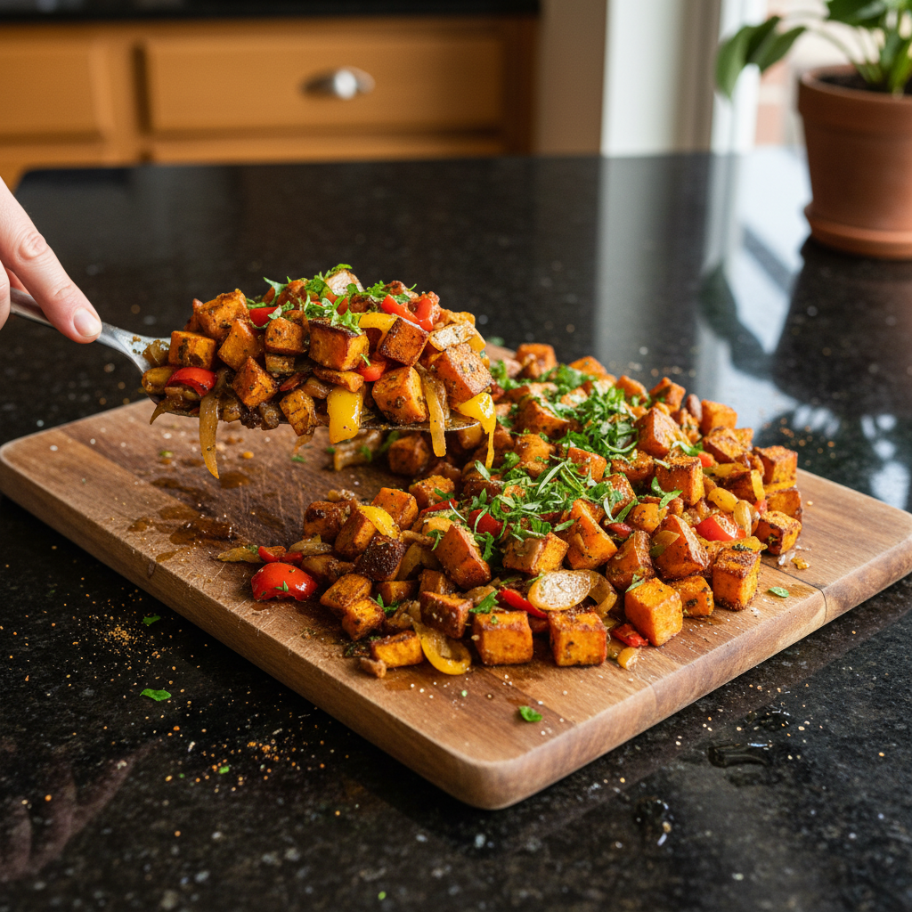 Five-Ingredient Sweet Potato Hash