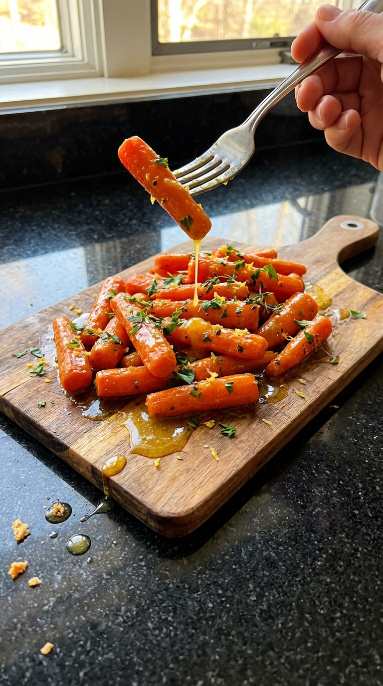 Limoncello Glazed Carrots