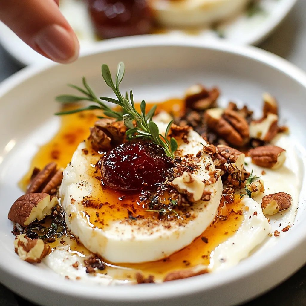 Goat Cheese Appetizer with Fig Jam and Pecans